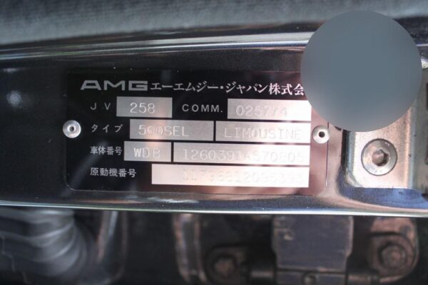 1991 AMG S-CLASS - Image 10