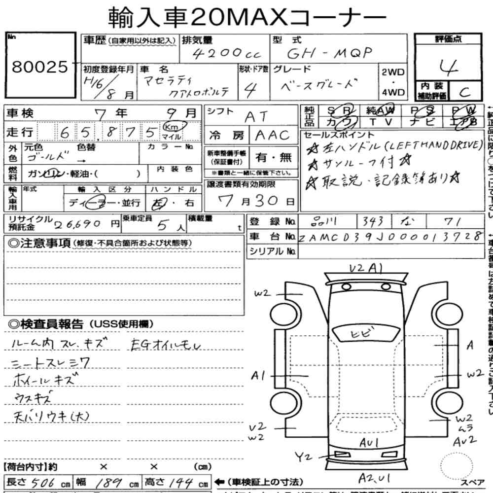 Auction Note