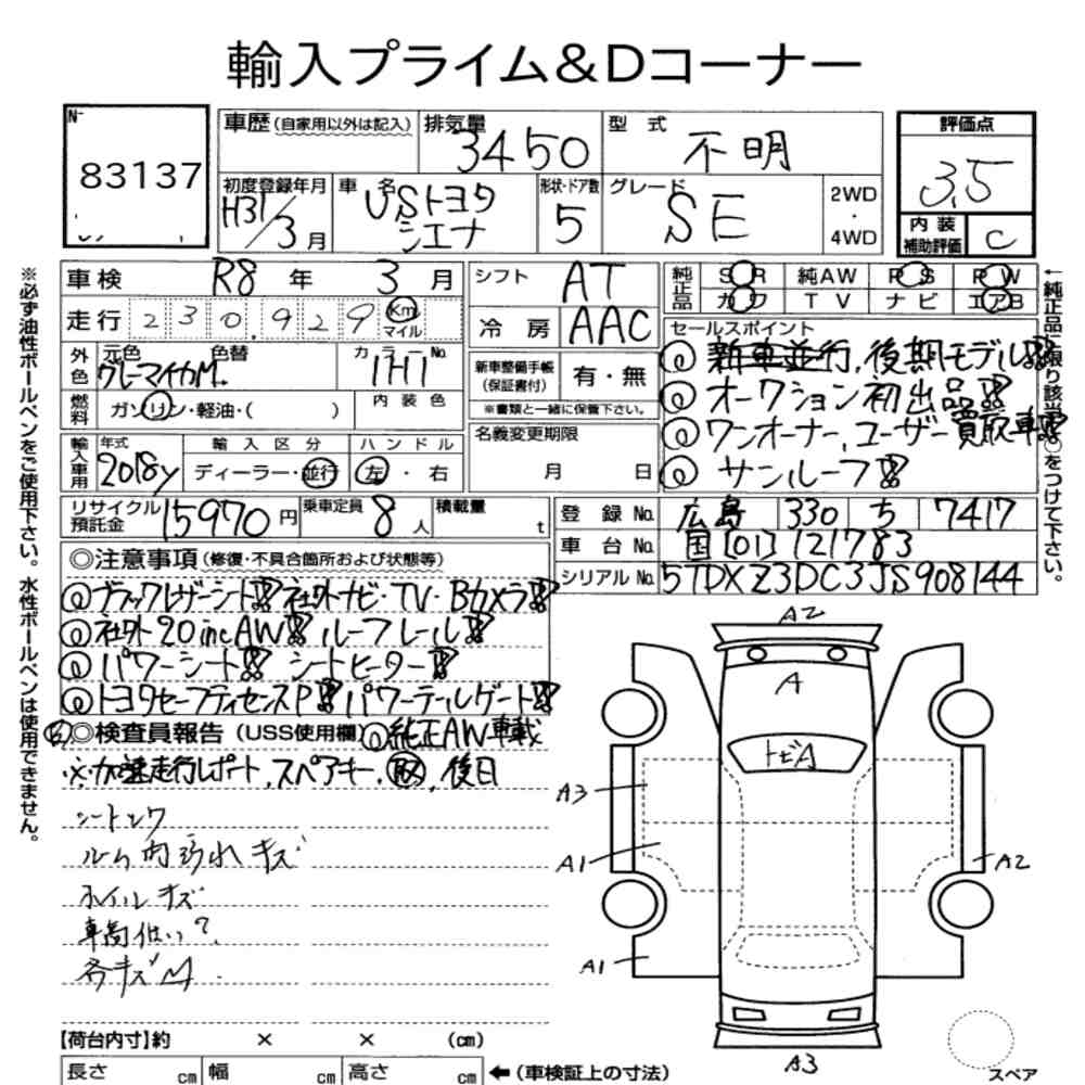 Auction Note