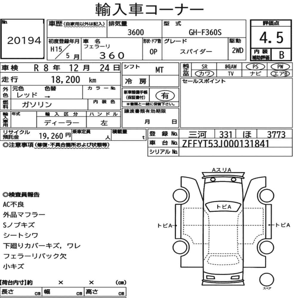Auction Note